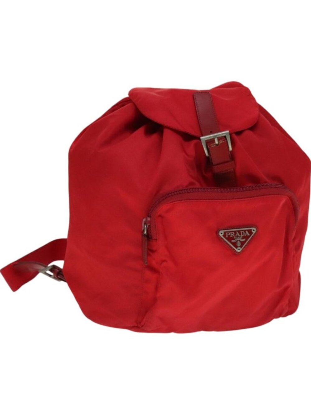 PRADA Backpack Nylon Red